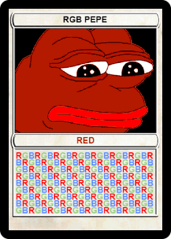 RGBPEPE Series 3, Card 43 Rare Pepe