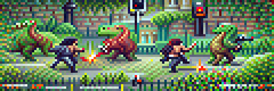 #743 The t-rex are fighting in the streets