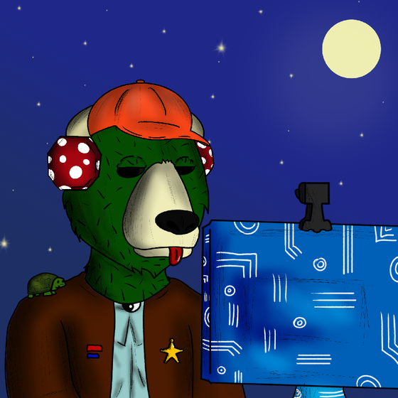 Okay Gamer Bear #200