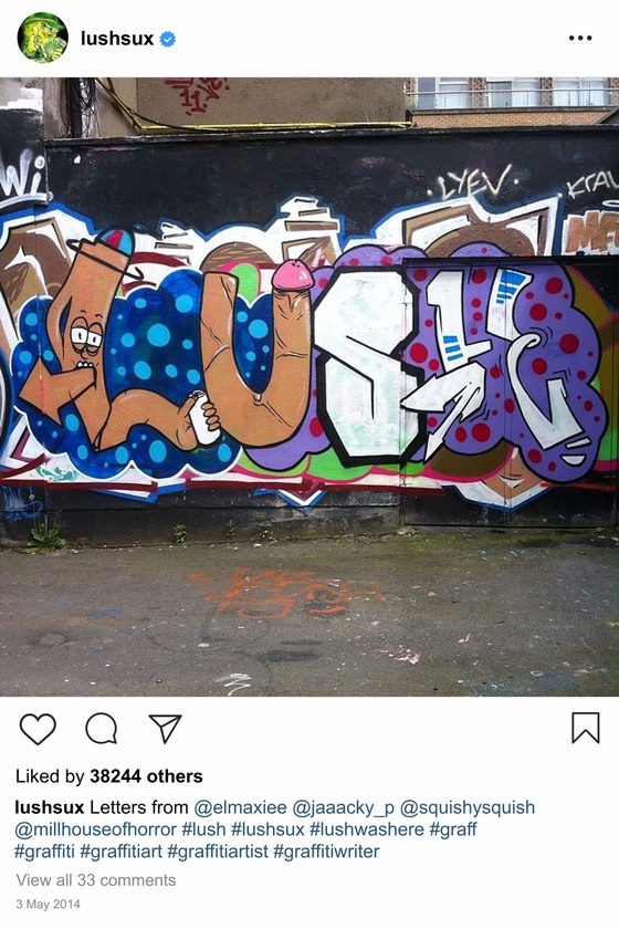 Lushsux #1292 - Graffiti