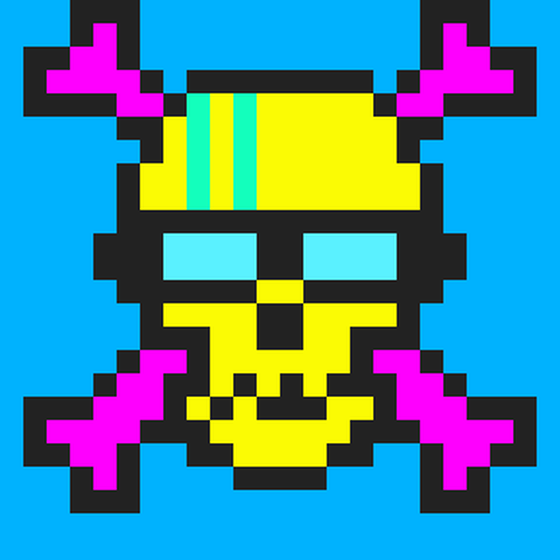 Cyber CryptoSkull #66