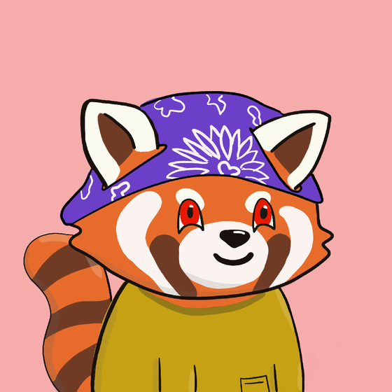 Okay Red Panda #6960