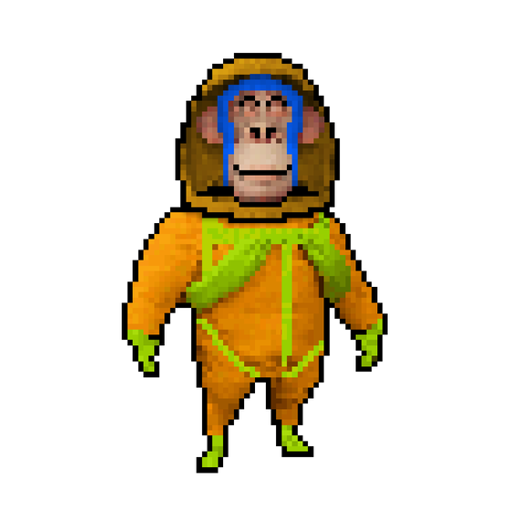 Pixel Radioactive Ape #245