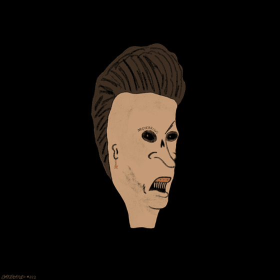 Gangland Skull #222 - by Eddie Gangland