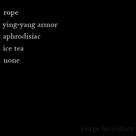 Purge Inventory #356
