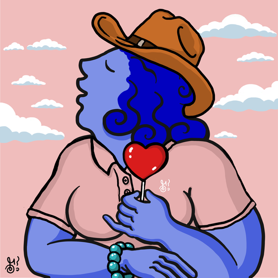 Blue Woman #56
