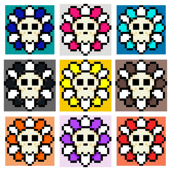 Kawaii SKULL GIFS COLLECTION 2