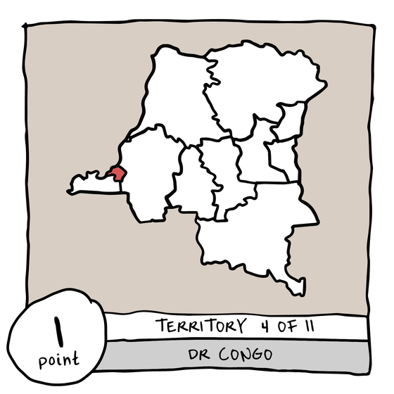 Territory 4/11 - DR Congo (Kinshasa)
