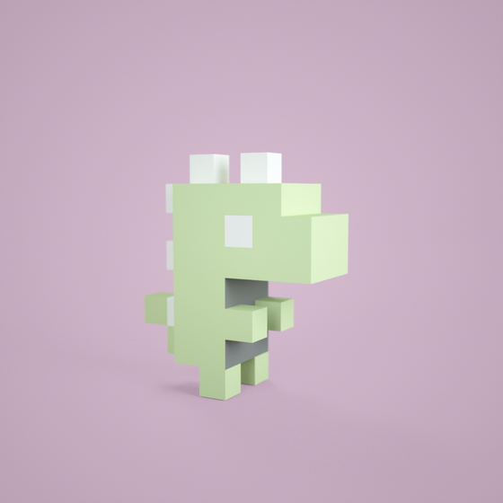 3D tiny dino #0228