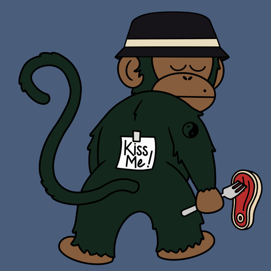 Kiss Me Monkey #1866