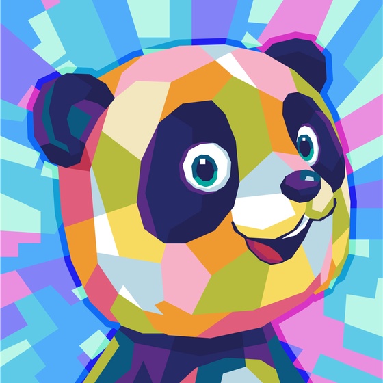 Patient Panda Hologram (Iconics 1/1)