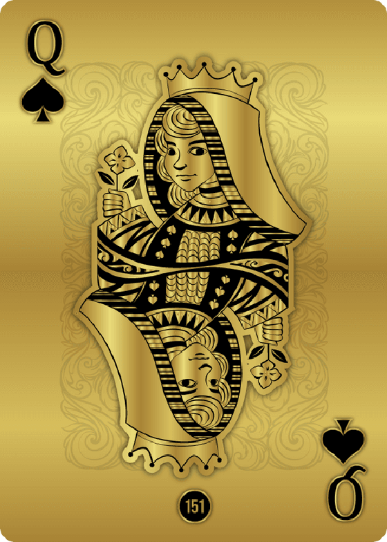 Gold Spade Queen 151