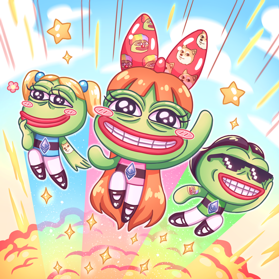 🐸🧁Powerpuff Pepe🧁🐸