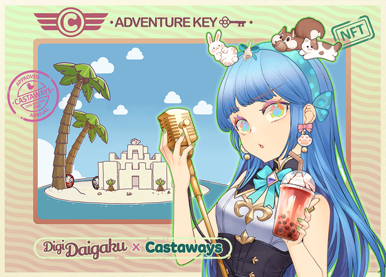 DigiDaigaku Genesis Adventure Key Castaways #726 - Lelia