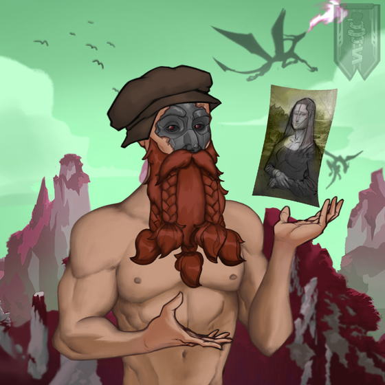 Inventors NFT #137 - Leonardo da Vinci