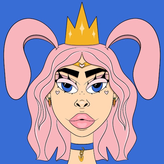 Random Crypto Girl - Bunny Queen