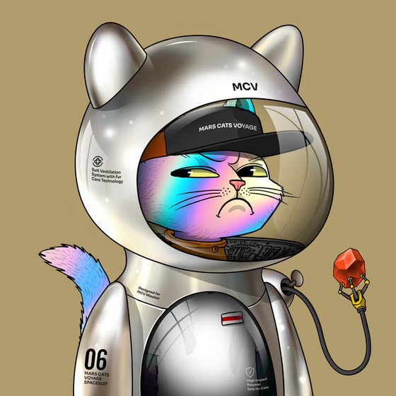 Mars Cat in Spacesuit #771