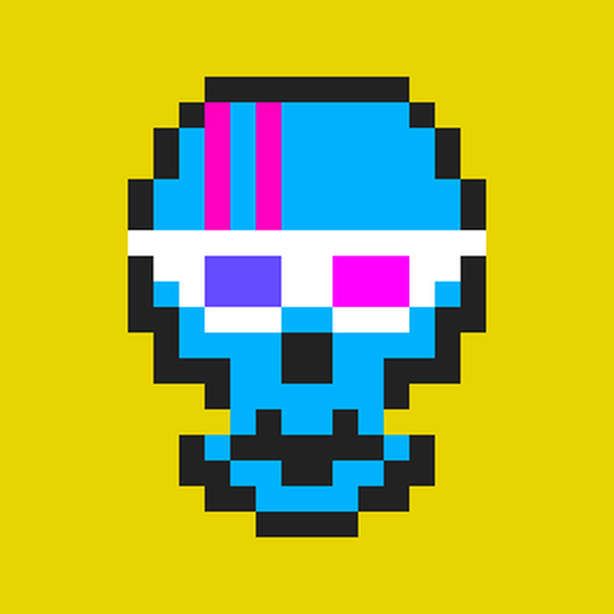 Cyber CryptoSkull #738