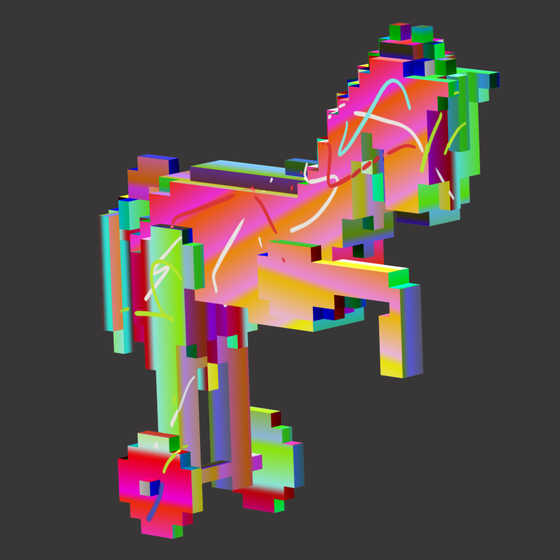 Second version of horse from 