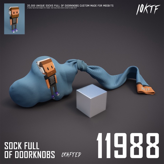 Meebit Sock Full of Doorknobs #11988