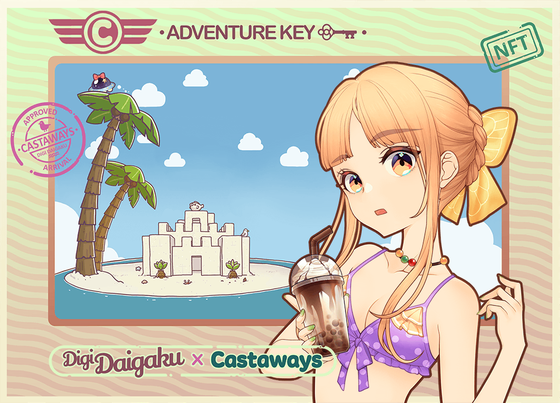 DigiDaigaku Genesis Adventure Key Castaways #1181 - Evalina