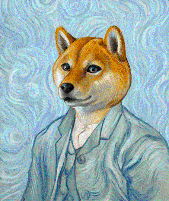 Van Doge self-portrait