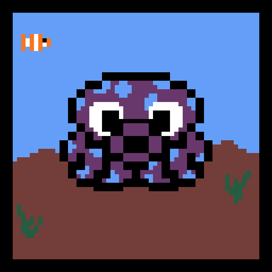 Pixel Squid #1184