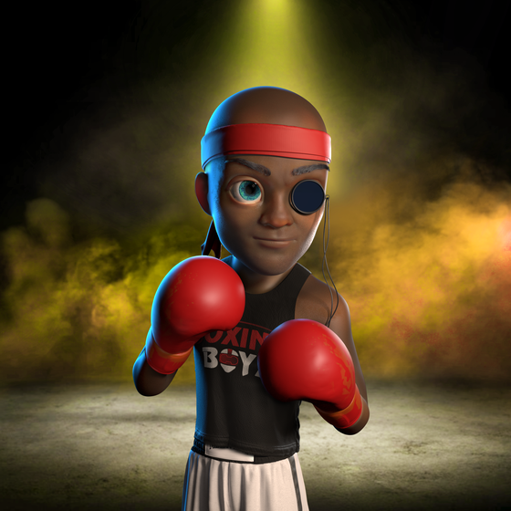 Boxing boy #1032