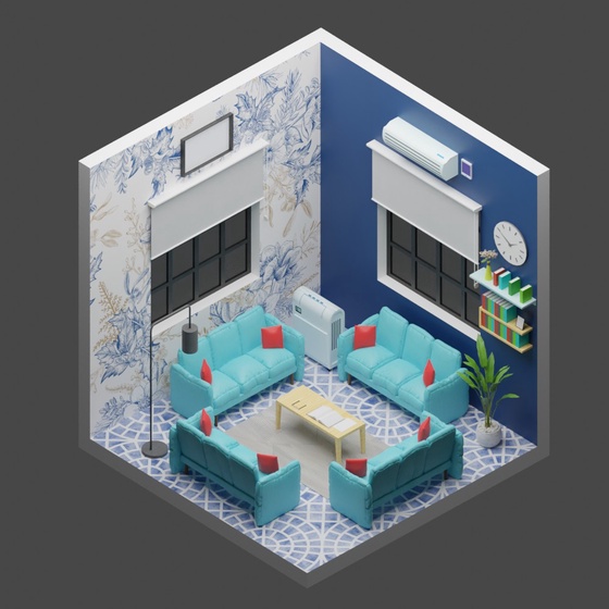 3D Room #3765