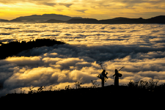 Being on top of the clouds -3