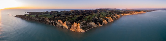 Cape Kidnappers Panoramic Sunrise #5/5