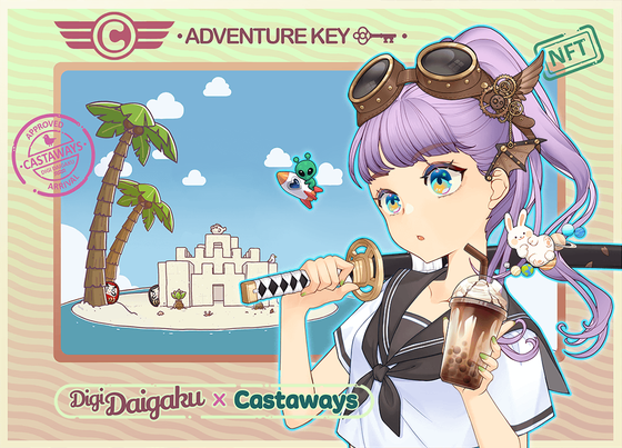 DigiDaigaku Genesis Adventure Key Castaways #1804 - Stefani