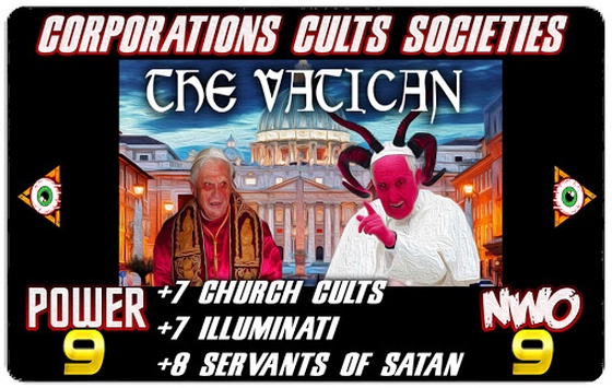 NWO CARD GAME CCS THE VATICAN 1/333