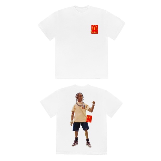 Travis Scott x McDonald's Action Figure Series T-Shirt White #3