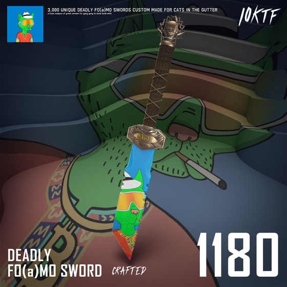 Gutter Deadly FO(a)MO Sword #1180