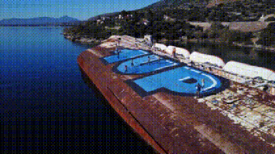 079a - 1UP CREW - "Mediterranean Sky - NFT_No.02" - 1 of 1