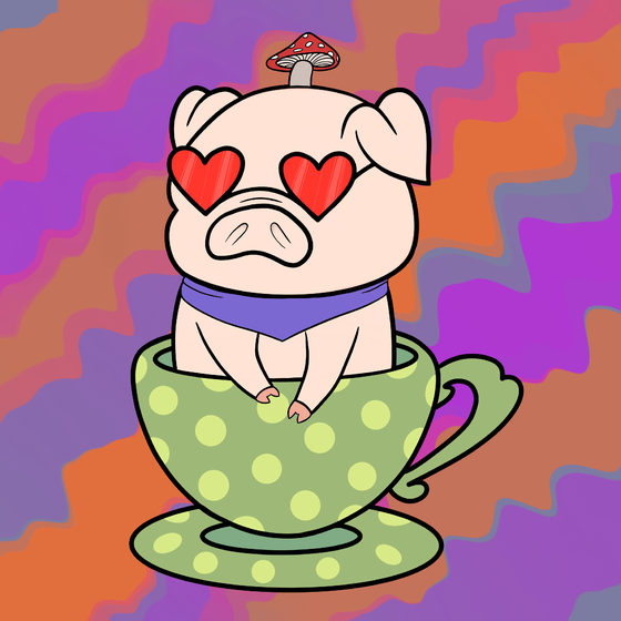 Lucky Teacup Piggy Club #1635