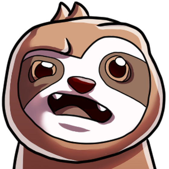 Sally the sloth emote #08 'What'