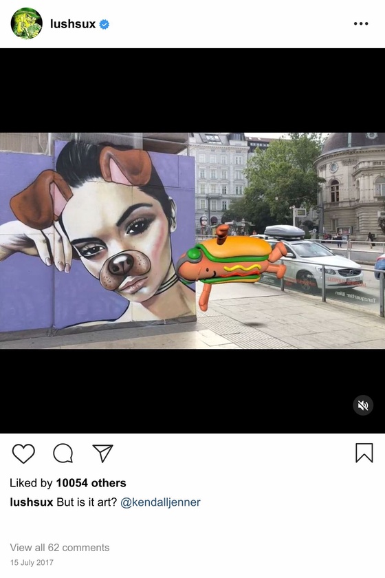 Lushsux #2693 - Mural Kendall Jenner