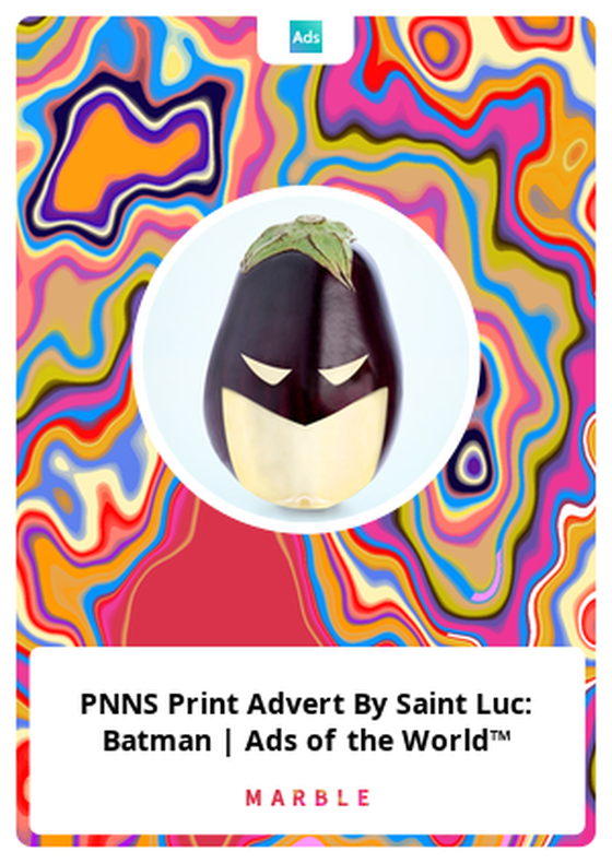 PNNS Print Advert By Saint Luc: Batman | Ads of the World™