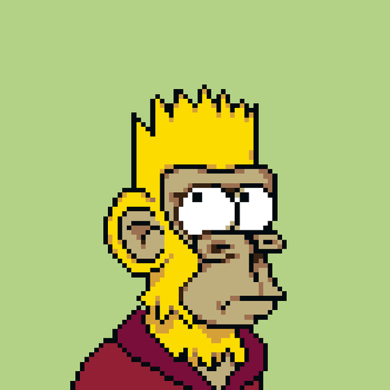 Pixel Simp Ape YC #6350