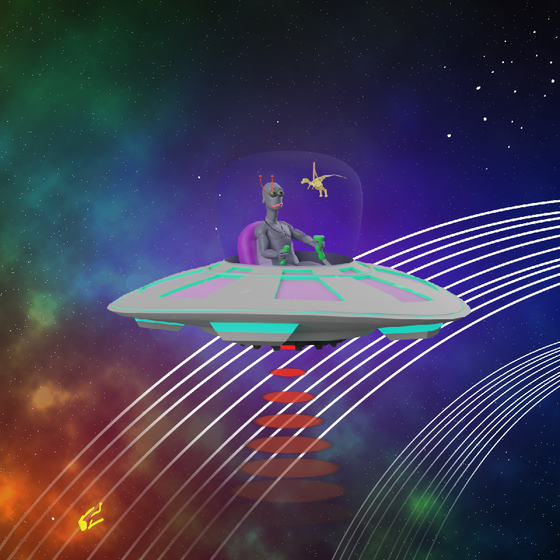 Alien Pepe Yacht Club #17