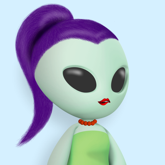 Alien Girl 2964