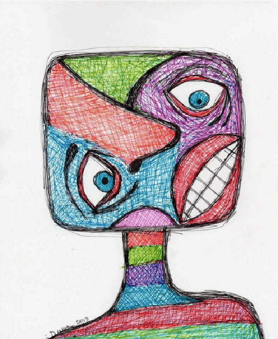 abstract portrait 77