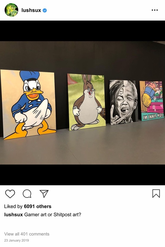 Lushsux #3377 - Painting Donald Duck Chungus