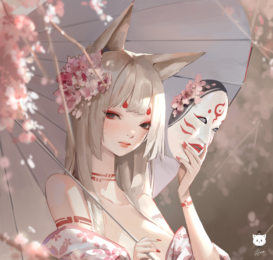 Siro Kitsune-Sakura