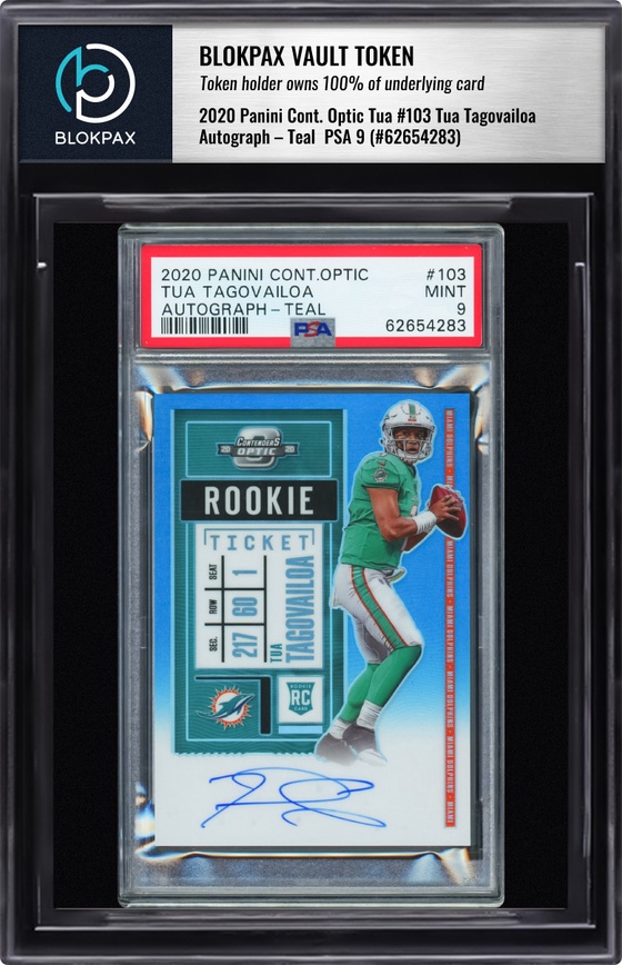 2020 Panini Tua Tagovailoa #103 - PSA 9 (Cert: 62654283)