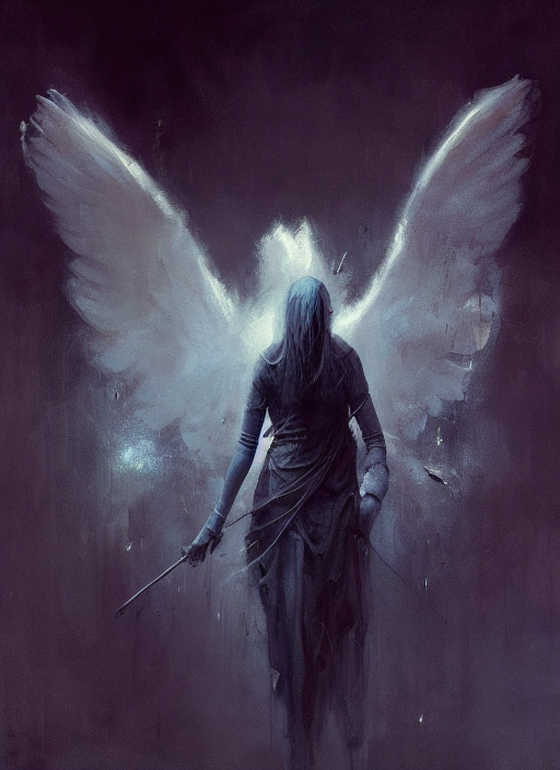 Angel behind Me