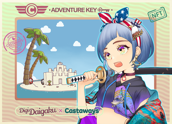 DigiDaigaku Genesis Adventure Key Castaways #1744 - Montana