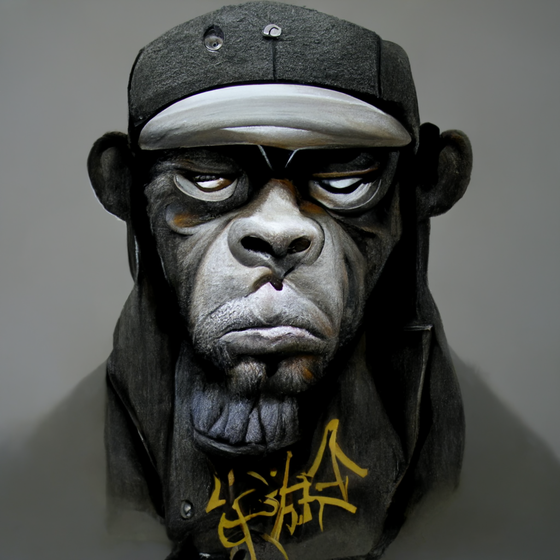 Graffiti Ape #76